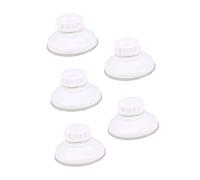 ANDRESLAD Ventosas de Plástico de 6,1 Cm con Varilla Roscada Impermeables y Resistentes al Aceite para Baño y Ducha Paquete de 6 Ventosas Utilitarias Hogar