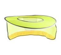 ANDRESLAD Visera Solar Reflectante para Casco ala Completa de Poliéster Malla Transpirable Color Amarillo Neón Protector de Parte Posterior Plegable Alta Visibilidad y Seguridad para