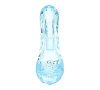 ANDRESLAD Zapato Tacón Cristal Mini Decorativo para Escritorio Adorno Infantil Estimulación Creativa Zapatilla Transparente Princesa Cenicienta Regalo Manualidades Educativo