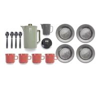Andreu Toys 12680 Coffee Set (4 People) - In Net - Recycling Kitchen Toys, Multicoloured