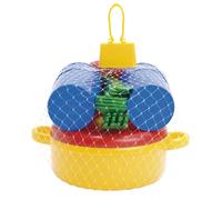 Andreu Toys Dantoy Dinner Set for 4, 22 Piece Role Play for Kids Pretend Play, M