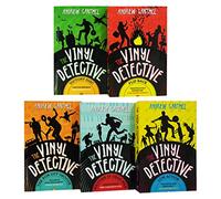 Andrew Cartmel The Vinyl Detective Series 5 Books Collection Set(Written in Dead Wax, The Run-Out Groove, Victory Disc, Flip Back & Low Action)