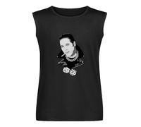 Andrew Dice Clay Legend Comedy Actor Funny Trending Fan Vest Tank T-Shirt Men's Black Unisex Sleeveless Tops Tee, Negro , XXL