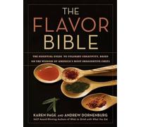 Andrew Dornenburg Karen Page The Flavor Bible (Tapa dura) (Importación USA)