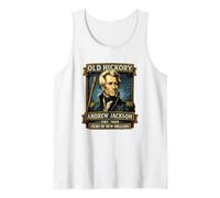 Andrew Jackson Old Hickory Presidente Historia Camiseta sin Mangas