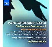 Andrew Penny - Castelnuovo-Tedesco: Ouvertures pour les pièces de Shakespeare - Vol. 1