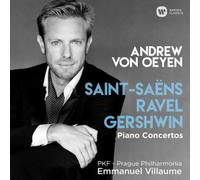 Andrew Von Oeyen – Sait-Saëns Ravel Gershwin: Conciertos para piano – CD – Importación USA