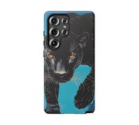 Andriez Black Panther by Pool - Funda resistente mate compatible con Galaxy S25 Ultra