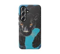 Andriez Black Panther by Poolside - Funda resistente mate compatible con Galaxy S25