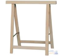 Andrighetti Caballete Plegable De Madera Pino Marrón 75X75 Cm