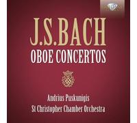 J.S. BACH: Oboe Concertos [CD de audio] Andrius Puskunigis, St. Christopher Chamber Orchestra and J.S.Bach