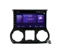 Android 10.0 Car Stereo Sat Nav Radio para Jeep Wrangler 3 JK 2010-2018 Navegación GPS 2 DIN 10.1 '' Unidad Principal Reproductor Multimedia MP5 Receptor de Video con 4G FM DSP WiFi SWC Carplay