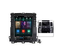 Android 11 Reproductor de GPS Estéreo Radio Multimedia para Toyota Land Cruiser Prado 2002-2009 Pantalla Vertical 9.7 Pulgadas Soporte de Control del Volante/FM Am RDS/Carplay Auto,Type c,TS6