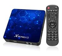 Android 12.0 TV Box, 4GB RAM 32GB ROM Android Box RK3318 Quad-Core 64bit Cortex-A53 Soporte 2.4G/5G WiFi 6 Bluetooth 5.0 Resolución UHD 4K/3D Puerto USB 3.0