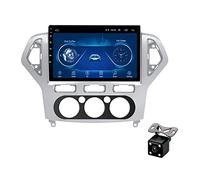 Android 12 Car Stereo Compatible con Ford Mondeo 2007-2010 Bluetooth Manos Libres Radio 10 Pulgadas IPS 2.5D Pantalla Táctil GPS Navegación Soporte Volante Control Mirror Link WiFi FM USB con Cámara