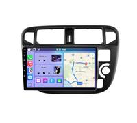 Android 12 Radio Coche para Honda Civic EK3 EK4 EK9 1995-1999 9 Pulgadas Pantalla Táctil con Carplay Android Auto Apoyo Hi-Fi Dab Enlace Espejo DSP BT 5.0 RDS GPS Navi Cámara Trasera SWC(400S)