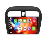 Android 12 Radio De Coche 9 Pulgadas HD Pantalla Táctil para Mitsubishi Mirage Attrage 2012-2018 Carplay Android Auto Apoyo MirrorLink Hi-Fi DSP Dab BT 5.0 FM Am RDS Cámara Trasera SWC(100S)