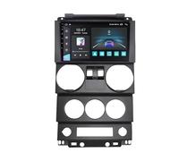 Android 12 Radio De Coche 9 Pulgadas Pantalla Táctil Para Jeep Wrangler Rubicon 2008-2010 Incorporado Carplay Android Auto Apoyo Hi-Fi RDS DAB DSP FM AM BT 5.0 Cámara Trasera Control Del Volante(B,8Co
