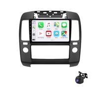 Android 12 Radio estéreo de Coche para Nissan Navara D40 2004-2010 9 Pulgadas pantalla táctil coche incorporada Carplay Android Auto con BT GPS 4G WiFi Control del Volante RDS(Color:XY2 4Core 1+16G)