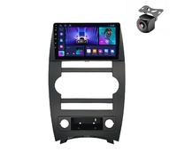 Android 12 Radio para Jeep Cherokee Commander XK 2005-2011 2 DIN de Coche NAVEGACIÓN con Pantalla Táctil 9 Pulgadas Reproductor Multimedia Autoradio Estéreo SWC FM DSP Car-Play (M150S 4core 2+32G)