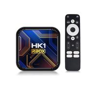 Android 13.0 TV Box 4GB RAM 64GB ROM RK3528 Quad-Core Arm Cortex A53, HD Convertor Smart TV Soporte 2.4/5.0GHz WiFi BT5.0 10/100M Ethernet 8K HDR10+ USB 2.0/3.0 con Control Remoto por Voz