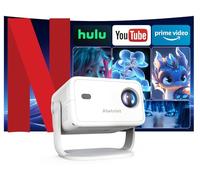 Android 13 Proyector 4K, Videoproyector 400ANSI con WiFi y Bluetooth Proyectors 1080P Nativo, Enfoque Automático Mini Proyector Portátil de Cine en casa para, con Control Remoto por Voz