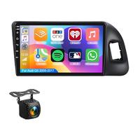 Android 13 Radio Coche para Audi Q5 2005-2017 9 Pulgadas HD Pantalla Táctil con Inalámbrico CarPlay y Android Auto, Navegación GPS, FM/RDS, Bluetooth, Control Volante+AHD Cámara Trasera(S-1(2G+32G))