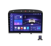 Android 13 Radio De Coche 2 DIN De 9 Pulgadas Pantalla Táctil para Peugeot 308 308S 408 2010~2016 Estéreo para Automóvil con GPS/4G/SWC/FM/Carplay/DSP+AHD Cámara Trasera,8 Core m800s 8g+256g