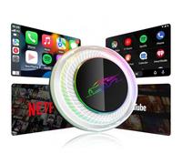 Android 13 Upgrade AI Box con 8G + 128G, Adaptador inalámbrico CarPlay y Android Auto para BMW 2018+ y Otros vehículos con CarPlay inalámbrico, Compatible con Netflix Youtube GPS, Wi-Fi Dual y SIM 4G