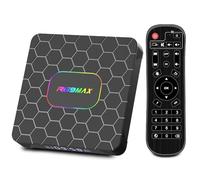Android 14.0 TV Box,R69MAX Smart TV Box with 4GB RAM 32GB ROM RK3528 Quad Core Arm Cortex A53 Mali-450 GPU Support 8K 3D 1080P 2.4/5.0GHz WiFi BT5.0 10/100M Ethernet DLNA HDMI2.0 H.265 USB3.0