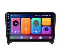 Android 14 2 DIN Stereo for Audi TT MK2 8J (2006-2013) - 9" Touchscreen FM RDS Radio, Carplay/Android Auto, GPS Navigation, Bluetooth, Steering Wheel Controls, P3 Quad-Core, 2GB RAM + 32GB S