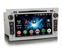 Android 14 4GB+64GB Radio Coche Estéreo Bluetooth GPS Navegador para Opel Astra H Corsa C Zafira Corsa D Vectra Signum Meriva Combo, Wireless Carplay DSP Bluetooth Canbus WiFi Dab+ Pantalla táctil