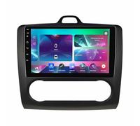 Android 14 9 Pulgadas Pantalla Táctil Radio Coche 2 DIN con Cámara de Respaldo Controles del Volante Bluetooth GPS Navi CarPlay para Ford Focus EXI MT 2 3 Mk2 2004-2011(B,Q400(8+128G))