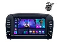 Android 14 Car Radio para Mercedes Benz SL R230 SL350 SL500 SL55 SL600 SL65 2 DIN de Coche NAVEGACIÓN con Pantalla Táctil 7 Pulgadas Reproductor Multimedia Autoradio Carplay (M100CP 4core 1+32G)