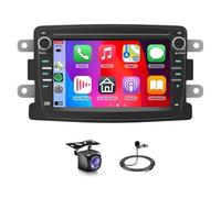 Android 14 Car Stereo for Renault Dacia 2013 2014 2015 2016 2017, 7" IPS Touch Screen Double DIN Car Radio with Wireless Carplay Android GPS Navigation Head Unit Bluetooth AHD Backup Camera FM/RDS