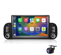 Android 14 Double DIN Car Stereo for Fiat Panda 2013-2020, Touchscreen DVD Player with GPS Navigation, CarPlay, Android Auto, Wireless Radio, High-Definition Display