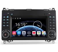 Android 14 Qualcomm 4GB 64GB Radio Coche con Pantalla Táctil Estéreo para Mercedes Vito W639 para Mercedes W169 W245 Clase A/B Sprinter Bluetooth 5.1 Wireless CarPlay FM DSP WiFi Canbus Dab+ DVR