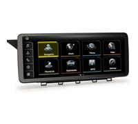 Android 14 Qualcomm 8 núcleos 8+128GB Radio de Coche Bluetooth 5.1 GPS Navegador para Mercedes-Benz GLK-Class X204 NTG 4.0 Carplay DSP Bluetooth 5.1 A2DP WiFi Dab+ Canbus Pantalla táctil