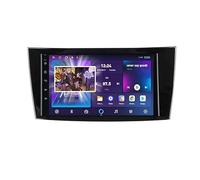 Android 14 Radio Coche 2 DIN 9 Pulgadas HD Pantalla Táctil para Benz W211 G-W463 CLK-W209 CLS-W219 2001-2010 Conectar y Usar con Bluetooth GPS Navi WiFi FM Radio Carplay Inalámbrico/Android Auto