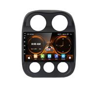 Android 14 Radio Coche 2 DIN para Jeep Compass Patriot 2009-2015 con Inalámbrico Carpaly Android Auto 10" QLED Pantalla Táctil Radio con Bluetooth 5.0 4G WiFi SWC + Cámara Trasera(P5 4G+WIFI 8Core 6G+