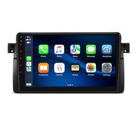 Android 14 Radio Coche 9 Pulgadas Radio de Coche con Navegación GPS Car Radio con GPS Navegación,Bluetooth,Radio,FM,para BMW E46 3-Door Hatchback(2000-2004),F 8 Core 4G+WiFi 6G+128G