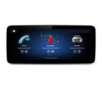 Android 14 Radio Coche Pantalla Táctil 12.3 Pulgadas para Mercedes GLC Class 2015-2018 Conectar y Usar Navegación GPS Control del Volante 4G WiFi FM Am RDS Enlace ESP N400 10.25 8 Core 4G+WiFi 4+64GB