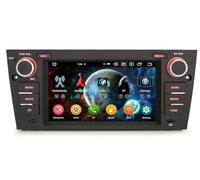 Android 14 Radio Coche para BMW Serie 3 E90 Berlina E91 Touring E92 Cupé E93 M3 Bluetooth 5.1 CarPlay Android Auto Pantalla Táctil Navegador GPS WiFi Canbus SWC RDS FM Am 4G Dab+