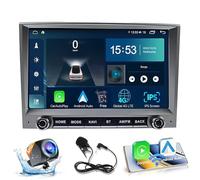 Android 14 Radio Coche para Porsche Cayman 911 987 Boxster 997 8 Pulgadas Android Radio de Coche 2 DIN con Carplay Inalámbrico/Android Auto Bluetooth/GPS Navi/FM Radio/WiFi/USB/SWC(S-6(8G+128G))