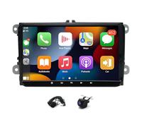 Android 14 Radio de Coche para VW Bora 2006-2015, 9 Inch Touch Screen Doble DIN Autoradio con Wireless Carplay Bluetooth WiFi FM/RDS AHD Backup Camera GPS Mirror Link 2+32G