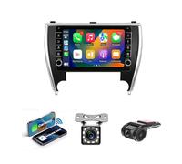Android 14 Radio Estéreo 2 DIN para Toyota Camry 2015-2017 Radio BT Coche de 9 Pulgadas con FM RDS Cámara de visión Trasera Soporte Control del Volante(NF-2 4Core 2+32G)