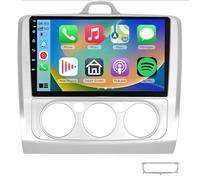 Android 14 Radio para coche 2 DIN para Ford Focus Exi MT 2 3 Mk2/Mk3 2004-2011 CarPlay inalámbrico Android Auto pantalla táctil de 9 pulgadas estéreo navegación GPS WiFi Bluetooth FM/RDS SWC cámara(S2