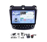 Android 15.0 Radio Coche con Pantalla Táctil 9 Pulgadas para Honda Accord 7 2005-2008 Navegación GPS Control del Volante 4G WiFi FM Am RDS Mandos Volante Bluetooth con Pa HM609 8 Core 4G+Wifi 6+128GB