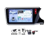 Android 15.0 Radio Coche con Pantalla Táctil 9 Pulgadas para Honda City Grace 2014-2017 Navegación GPS Control del Volante 4G WiFi FM Am RDS Mandos Volante Bluetooth con HM612 8 Core 4G+Wifi 12+256GB