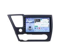 Android 15.0 Radio Coche con Pantalla Táctil 9 Pulgadas para Honda Civic 9 2013-2016 Navegación GPS Control del Volante 4G WiFi FM Am RDS Mandos Volante Bluetooth con Pantall HM603 4 Core Wifi 2+32GB